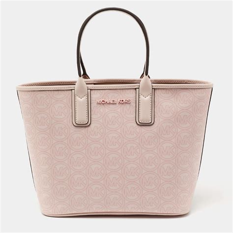 michael kors purse baby pink|michael kors pink canvas tote.